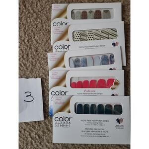 Color Street nail strip bundle #3